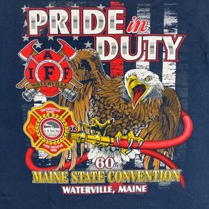 Waterville Maine fire rescue T-shirt
